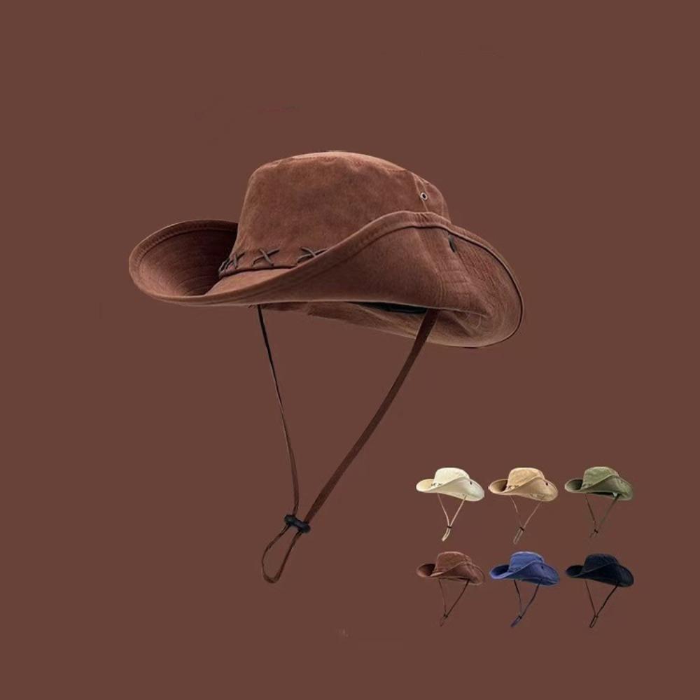 Adjustable Wide Brim Sun Hat Breathable Fisherman Sunshade Cap Western Cowboy Hat Woman бежевий
Adjustable Wide Brim Sun Hat Breathable Fisherman Sunshade Cap Western Cowboy Hat Woman бежевий