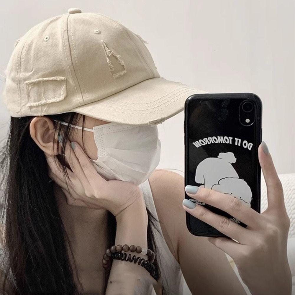 Cowboy Holed Baseball Cap Adjustable Sunshade Cap Fishing Hat Washed Denim Hats Travel бежевий
Cowboy Holed Baseball Cap Adjustable Sunshade Cap Fishing Hat Washed Denim Hats Travel бежевий