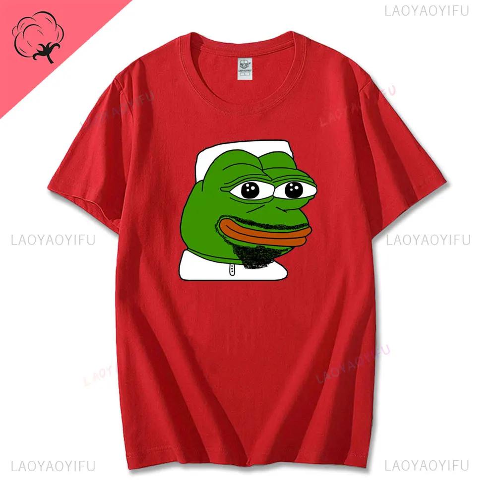 Cartoon Pepe TShirt Unisex Funny Tee Frog Graphic Unisex Cotton Short Sleeve Harajuku Kawaii Print Tshirt Casual Cute Streetwear S
Cartoon Pepe TShirt Unisex Funny Tee Frog Graphic Unisex Cotton Short Sleeve Harajuku Kawaii Print Tshirt Casual Cute Streetwear S