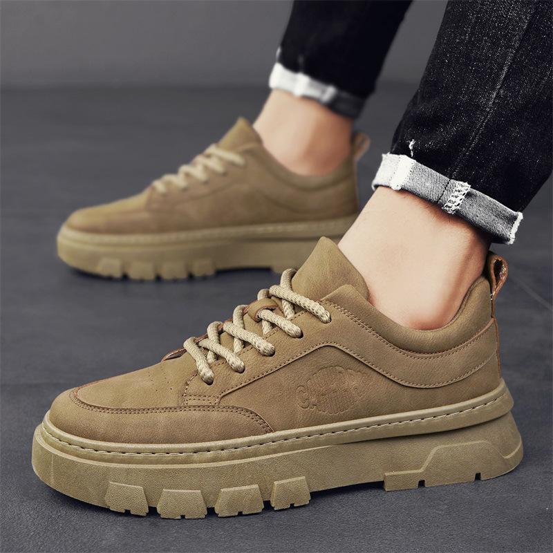 New low-top retro thick-soled heightening short boots non-slip and wear-resistant tooling shoes casual trend Martin boots men 44
New low-top retro thick-soled heightening short boots non-slip and wear-resistant tooling shoes casual trend Martin boots men 44