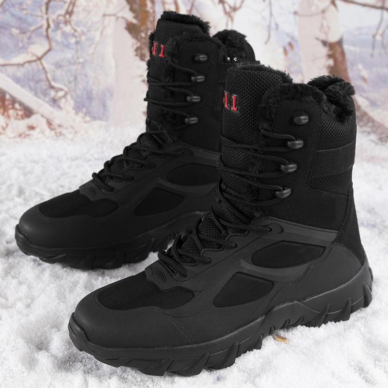 Men s High-Top Velvet Lined Outdoor Hiking Boots - Warm Snow, Climbing, and Military Style Combat Boots (Large Size) 39
Men s High-Top Velvet Lined Outdoor Hiking Boots - Warm Snow, Climbing, and Military Style Combat Boots (Large Size) 39