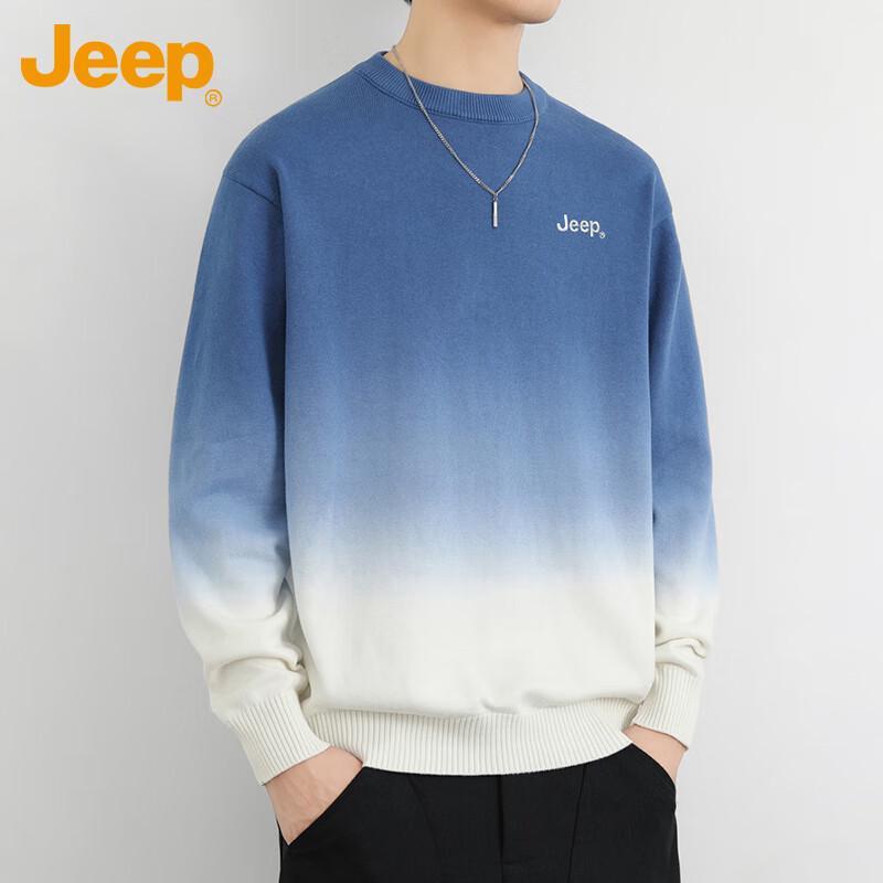 JEEP Men s Gradient Round Neck Knit Sweater XL
JEEP Men s Gradient Round Neck Knit Sweater XL