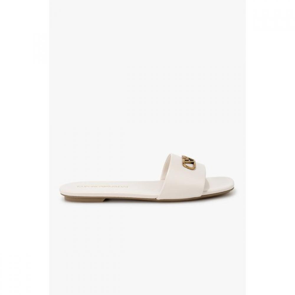 Emporio Armani Women S Eagle Plate Nappa Leather Sandal A525131512 38
Emporio Armani Women S Eagle Plate Nappa Leather Sandal A525131512 38