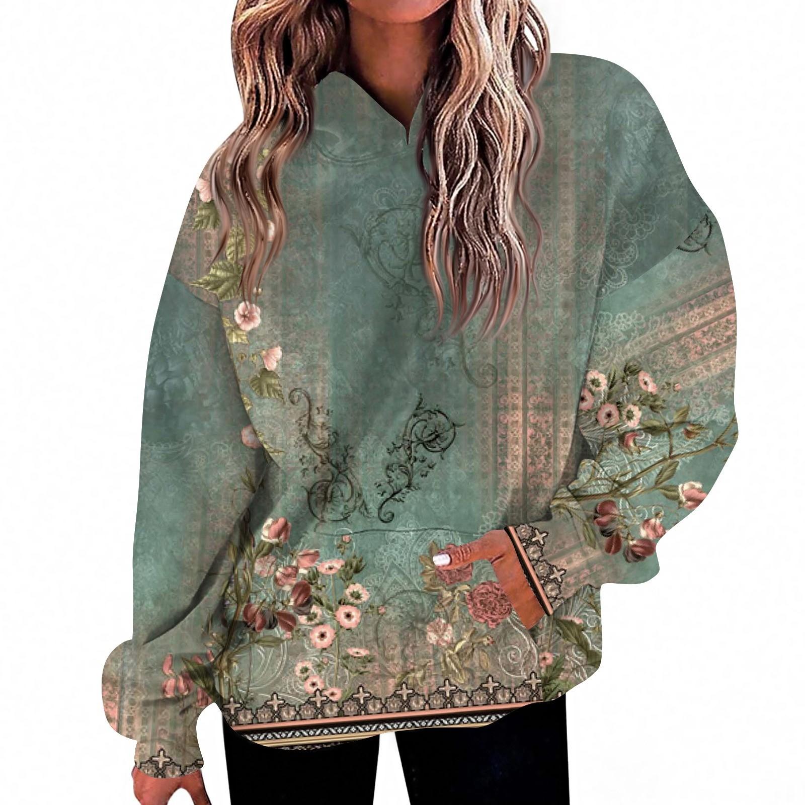 Women s Fashion Daily Casual V-Neck Long Sleeve Printed Top S
Women s Fashion Daily Casual V-Neck Long Sleeve Printed Top S