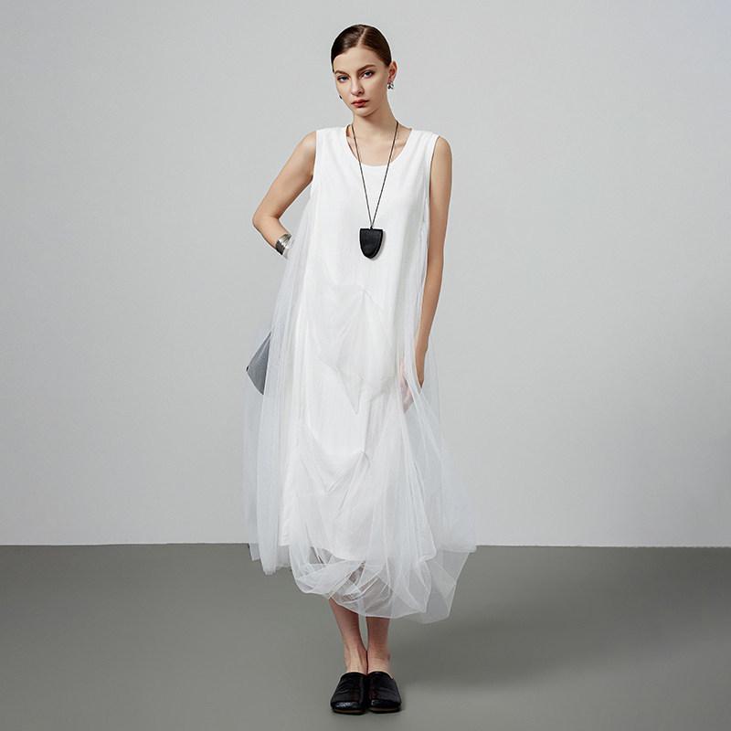 2026 High-End White Sleeveless Mesh Pullover Dress - Early Spring Versatile Style for Women Extra Large
2026 High-End White Sleeveless Mesh Pullover Dress - Early Spring Versatile Style for Women Extra Large