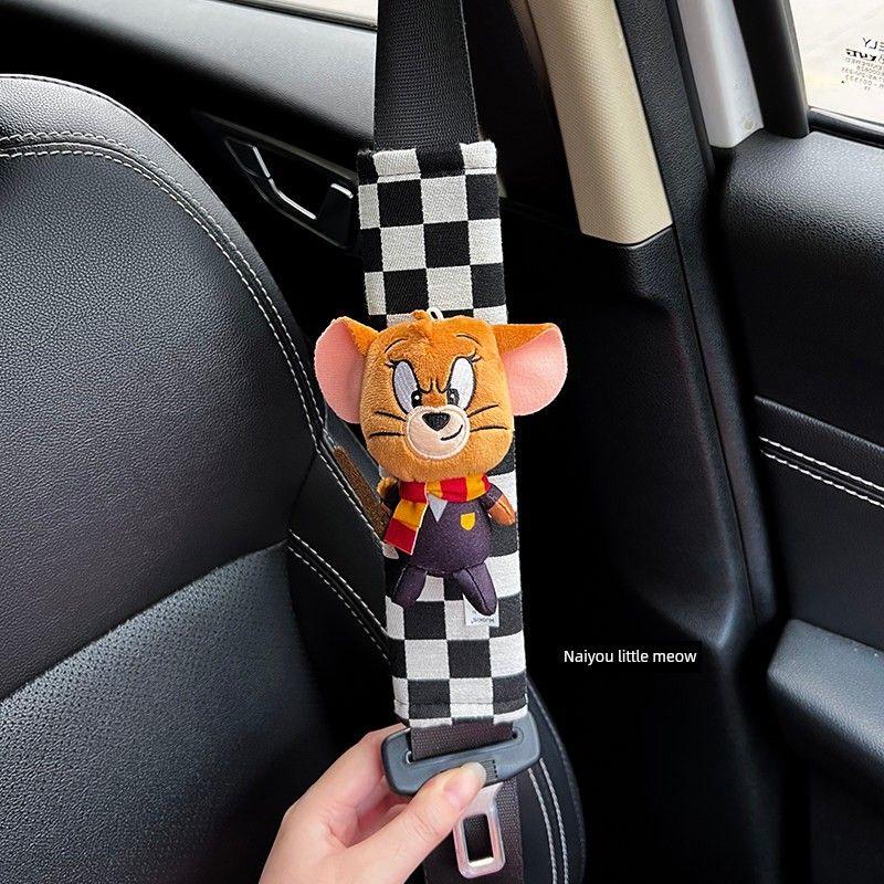 Harry Potter Cat and Mouse Car Seatbelt Shoulder Pads Cute Protective Covers Car Interior Accessories Couple Pair Magic Jerry Checkerboard Shoulder Pad 1
Harry Potter Cat and Mouse Car Seatbelt Shoulder Pads Cute Protective Covers Car Interior Accessories Couple Pair Magic Jerry Checkerboard Shoulder Pad 1
