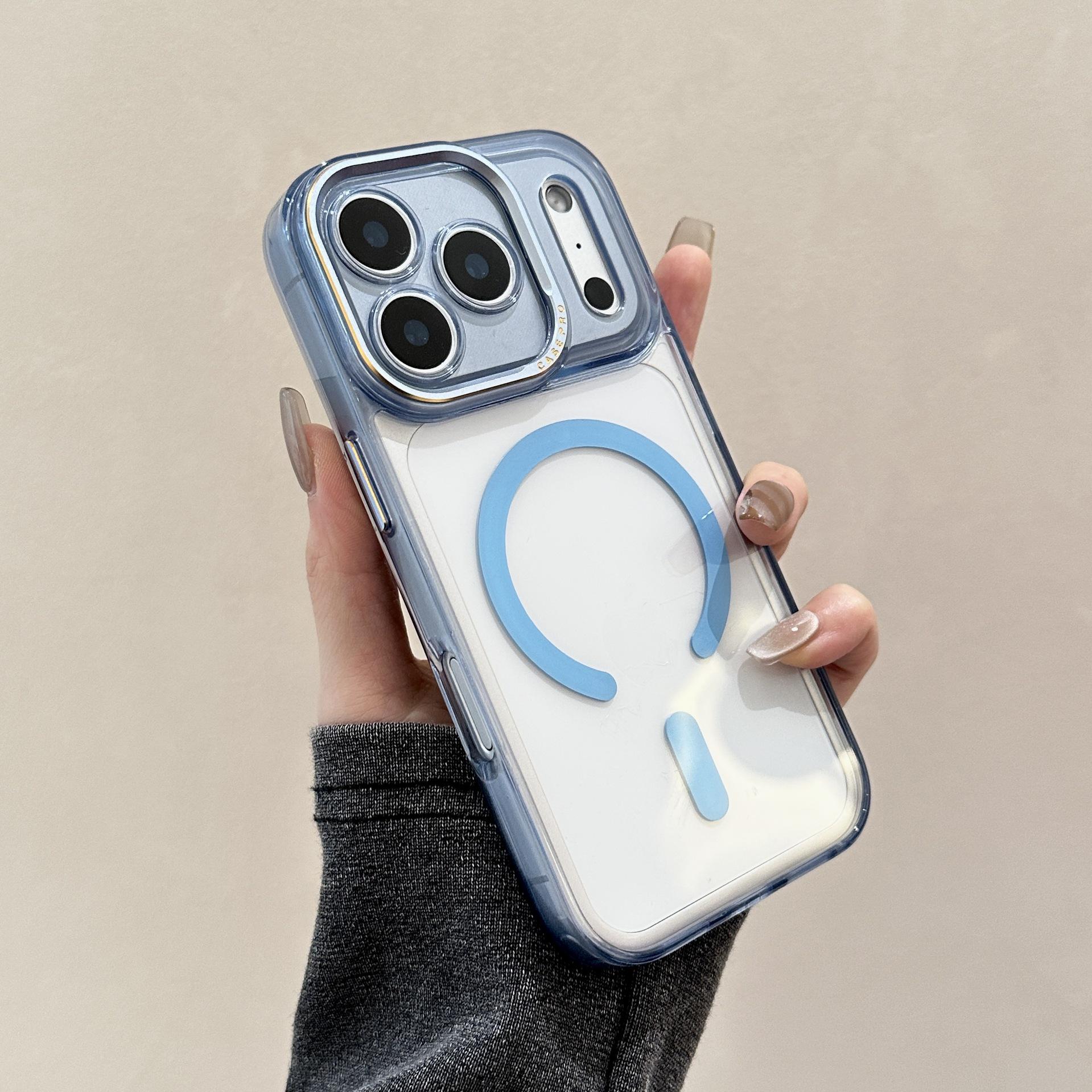 Transparent Magnetic Acrylic Phone Case with Hardware Plating - Drop Protection for iPhone 17/16 iPhone 16 Plus
Transparent Magnetic Acrylic Phone Case with Hardware Plating - Drop Protection for iPhone 17/16 iPhone 16 Plus