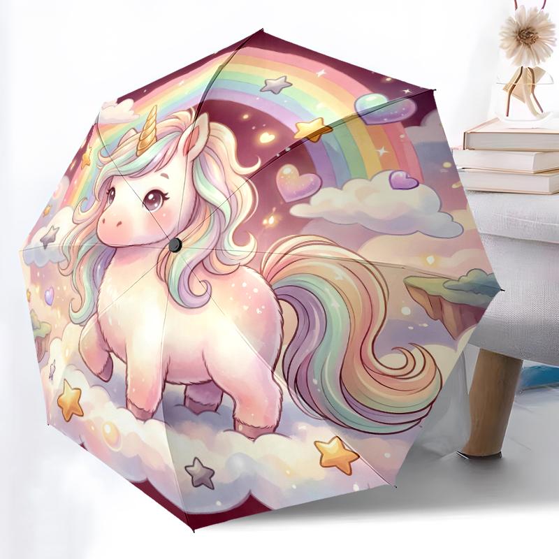 1pc Sturdy 8-Bone Auto Umbrella, Golden Autumn Unicorn Umbrella, Digital Printed, Foldable Umbrella for On-the-Go Outdoor Use
1pc Sturdy 8-Bone Auto Umbrella, Golden Autumn Unicorn Umbrella, Digital Printed, Foldable Umbrella for On-the-Go Outdoor Use