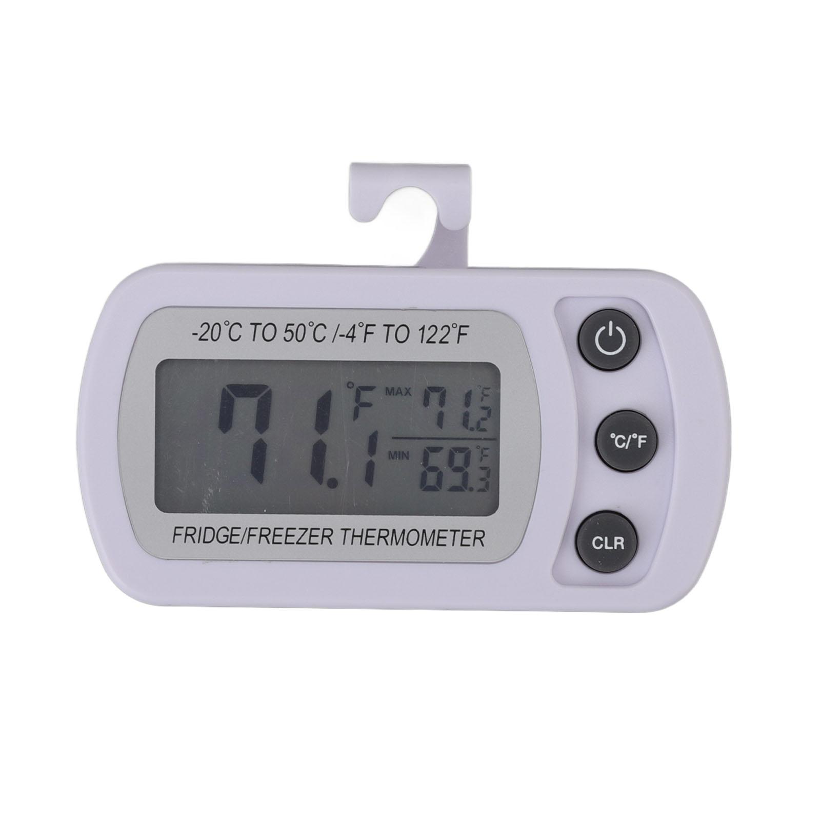 Refrigerator Thermometer Memory Function ABS Body White degrees C degrees F Switched Small Compact Digital
Refrigerator Thermometer Memory Function ABS Body White degrees C degrees F Switched Small Compact Digital