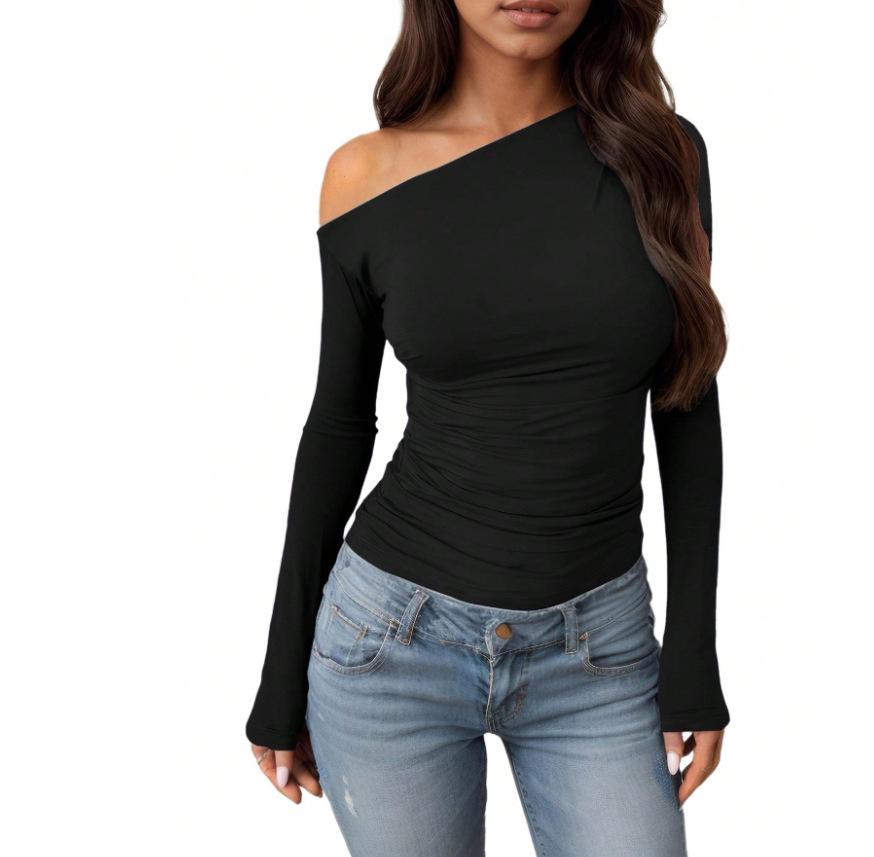 2026 European & American Women s Leopard One-Shoulder Long Sleeve Autumn Top S
2026 European & American Women s Leopard One-Shoulder Long Sleeve Autumn Top S
