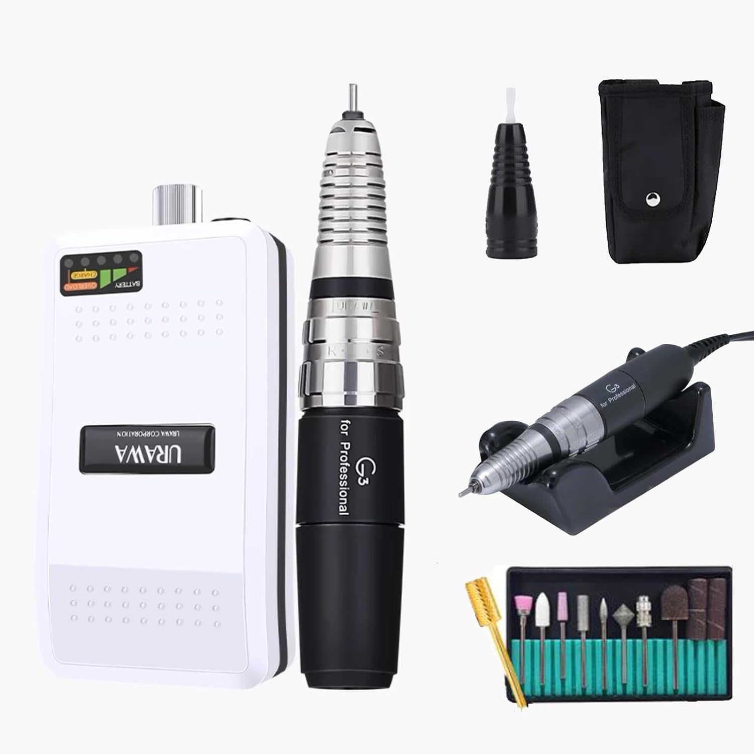 URAWA G3 Portable Nail Machine Urawa URAWA G3 Nail Machine Electric Nail Machine with Nail Off Bit Nail Care High Power Authentic Exfoliation Compact білий
URAWA G3 Portable Nail Machine Urawa URAWA G3 Nail Machine Electric Nail Machine with Nail Off Bit Nail Care High Power Authentic Exfoliation Compact білий