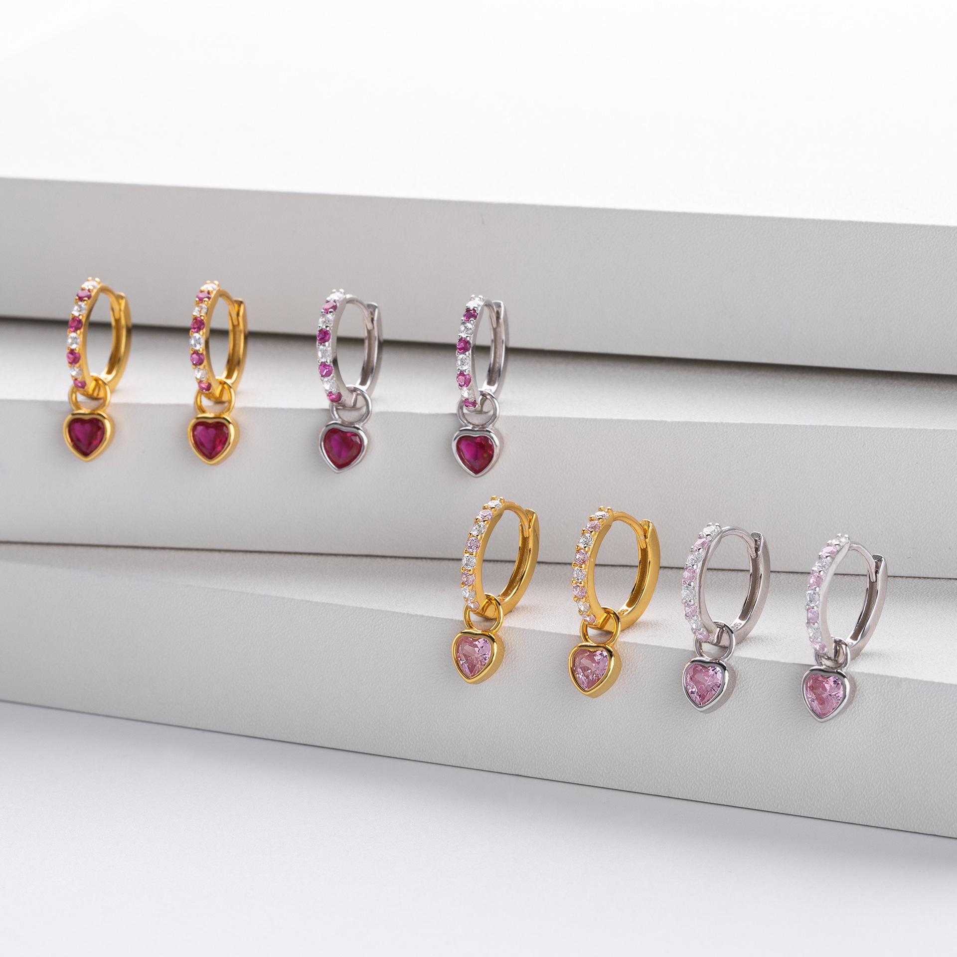 S925 Sterling Silver Heart Earrings with Zircon – Elegant, High-End Design 925 Sterling Silver
S925 Sterling Silver Heart Earrings with Zircon – Elegant, High-End Design 925 Sterling Silver