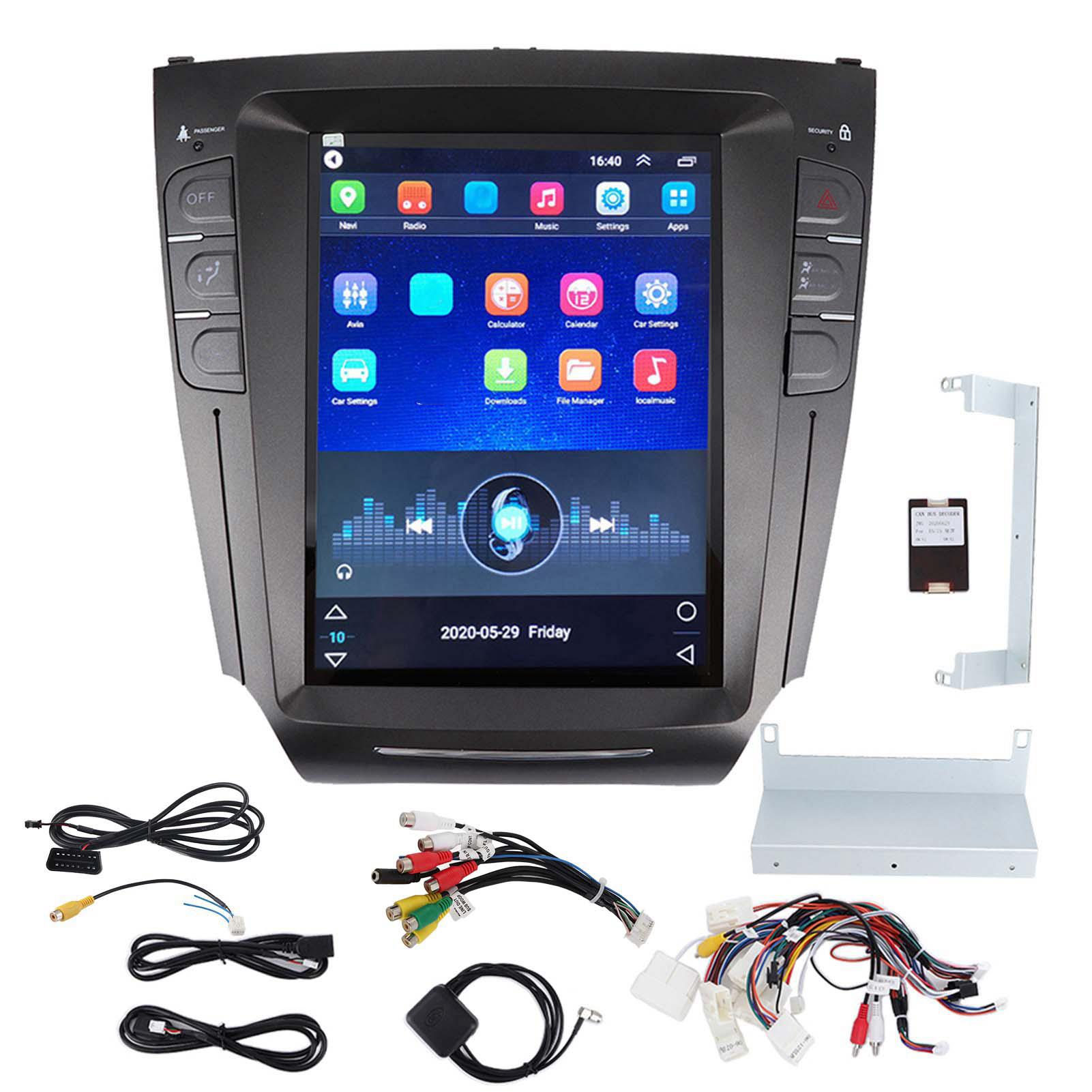 10.4in Car Radio Stereo GPS Navigation System Portrait Fit for IS200 IS250 IS300 IS350 20052012
10.4in Car Radio Stereo GPS Navigation System Portrait Fit for IS200 IS250 IS300 IS350 20052012