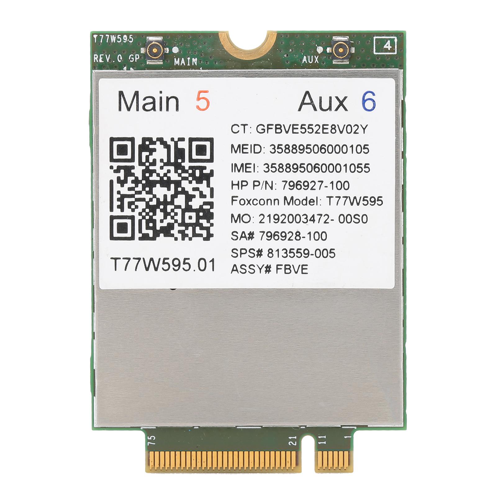Модулятор Демодулятор для HP LT 4120 Snapdragon X5 4G LTE WWAN M.2 Модемний модуль Карта мережі WIFI
Модулятор Демодулятор для HP LT 4120 Snapdragon X5 4G LTE WWAN M.2 Модемний модуль Карта мережі WIFI