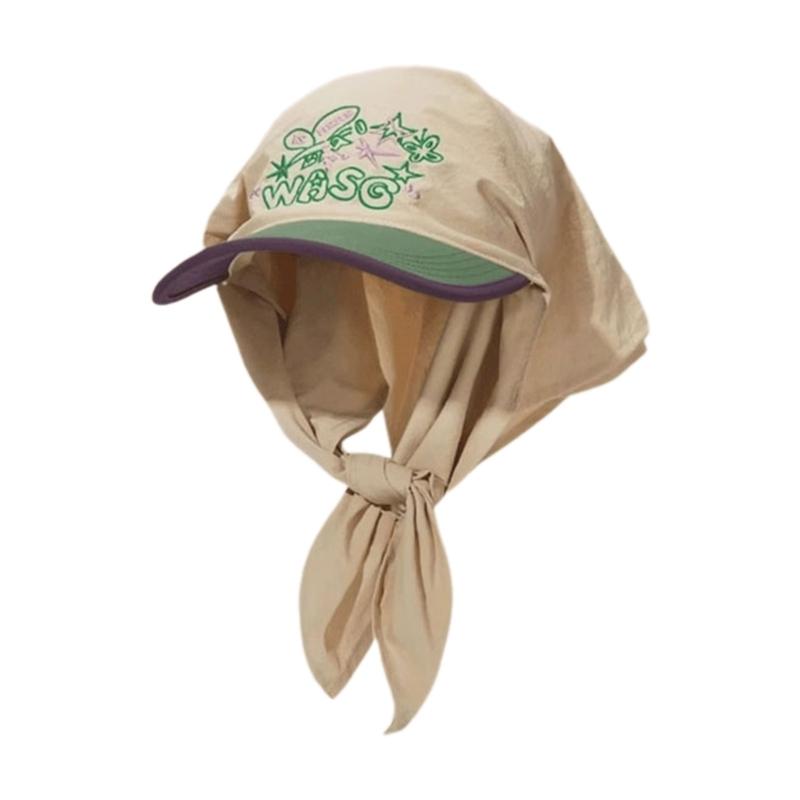 Girl Self Tie Headscarf Baseball Hat Eye Catching Travel Gathering Visor Hat Teens Hat for Cycling Hiking Visor Hat 1
Girl Self Tie Headscarf Baseball Hat Eye Catching Travel Gathering Visor Hat Teens Hat for Cycling Hiking Visor Hat 1