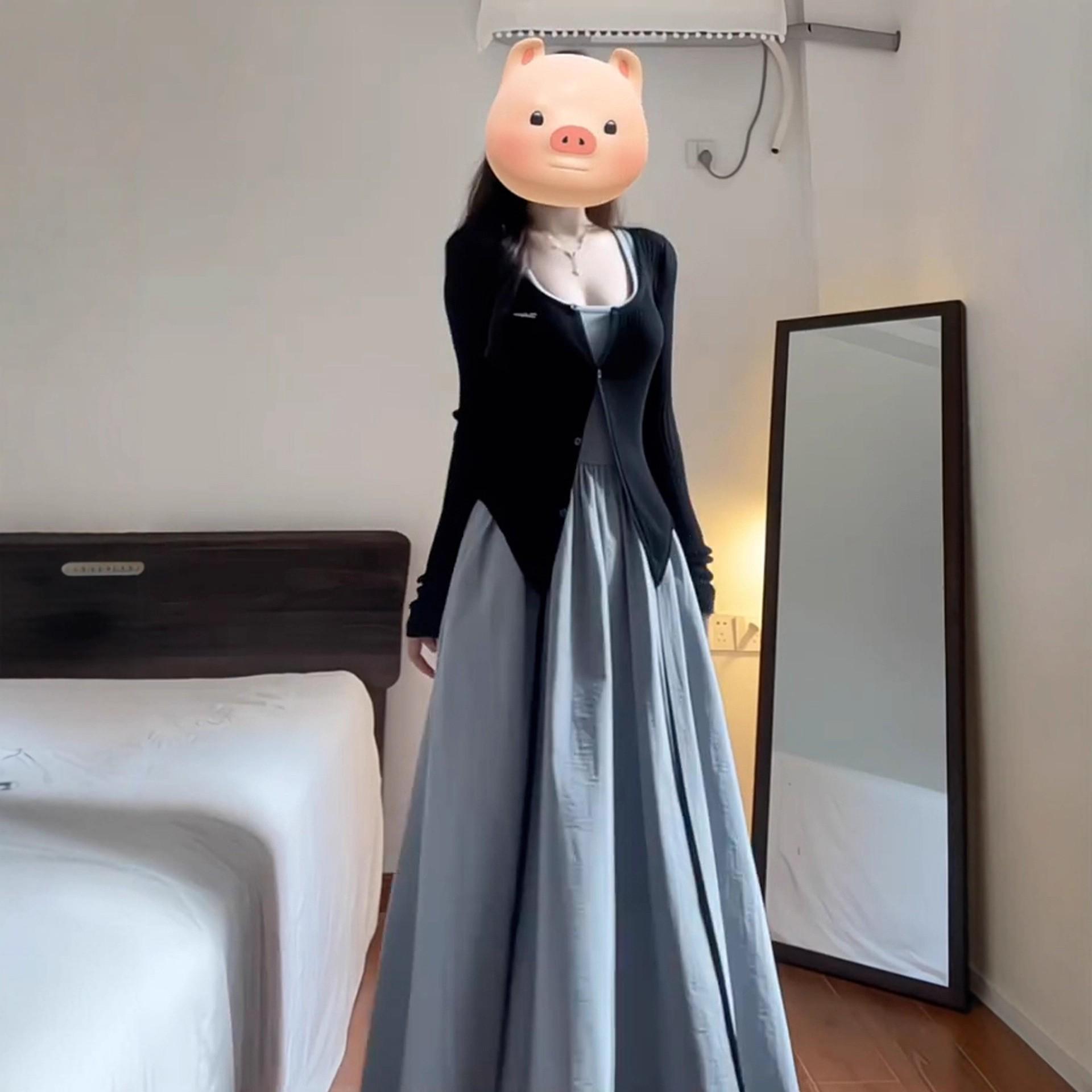 Women s Elegant French Sling Dress - Autumn/Winter 2025 Collection: Beautiful, Waist-Cinched, Long Dress Set M
Women s Elegant French Sling Dress - Autumn/Winter 2025 Collection: Beautiful, Waist-Cinched, Long Dress Set M