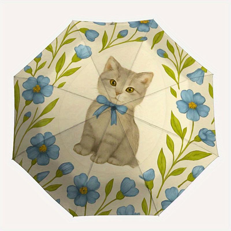 1pc Floral Kitten Auto Cute Umbrella - Auto Open/Close Folding Umbrella with Reinforced 8-Rib Frame, 149
1pc Floral Kitten Auto Cute Umbrella - Auto Open/Close Folding Umbrella with Reinforced 8-Rib Frame, 149