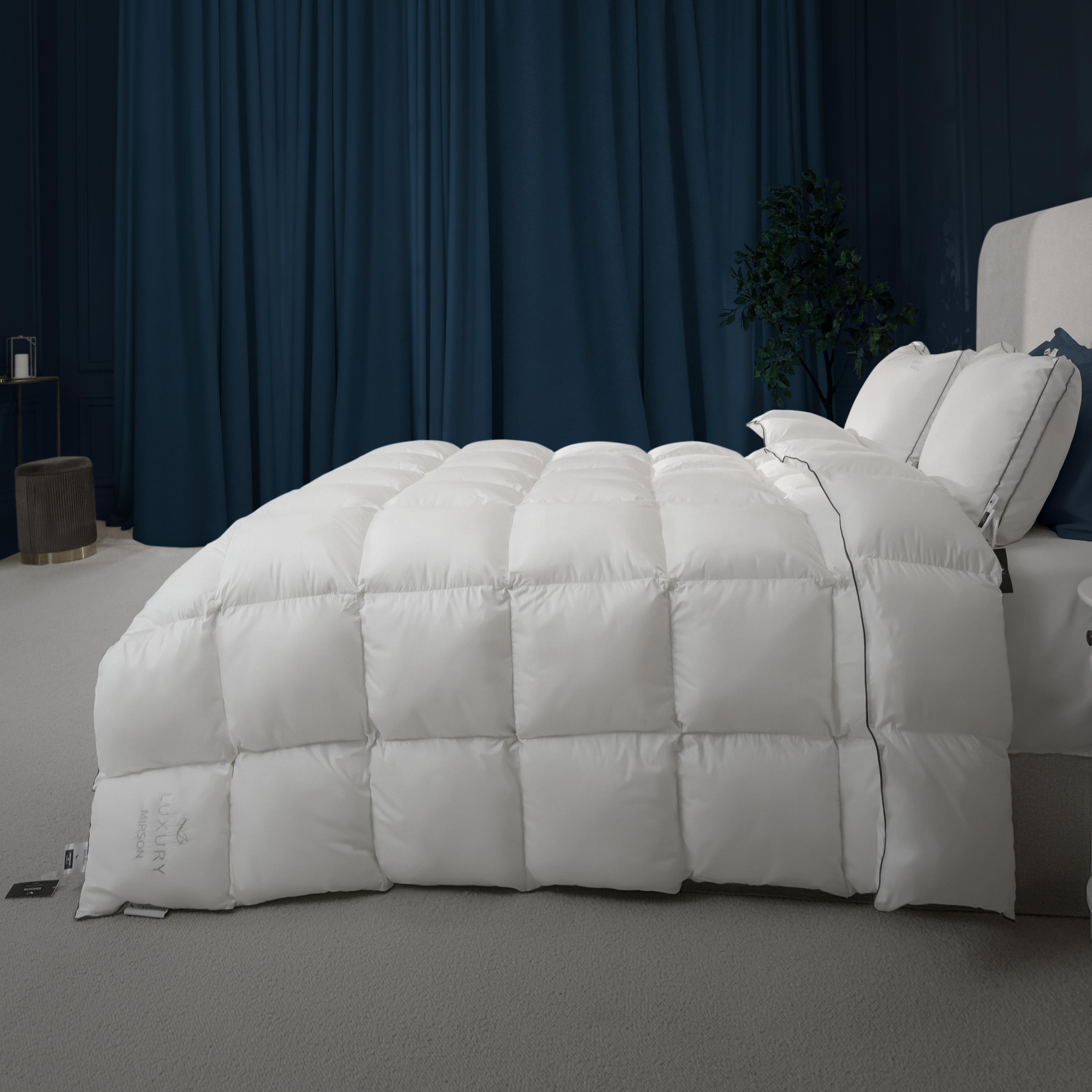Down Duvet № 079 Luxury Exclusive — 90% down, 10% feather, Fill Power 700, All Seasons. 135*200 білий
Down Duvet № 079 Luxury Exclusive — 90% down, 10% feather, Fill Power 700, All Seasons. 135*200 білий