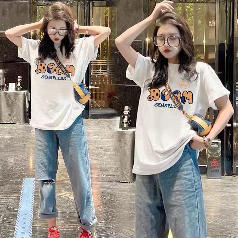 Top 2025 new cotton short-sleeved t-shirt women s summer medium and long round neck loose printed t-shirt ns tide M абрикосовый
Top 2025 new cotton short-sleeved t-shirt women s summer medium and long round neck loose printed t-shirt ns tide M абрикосовый