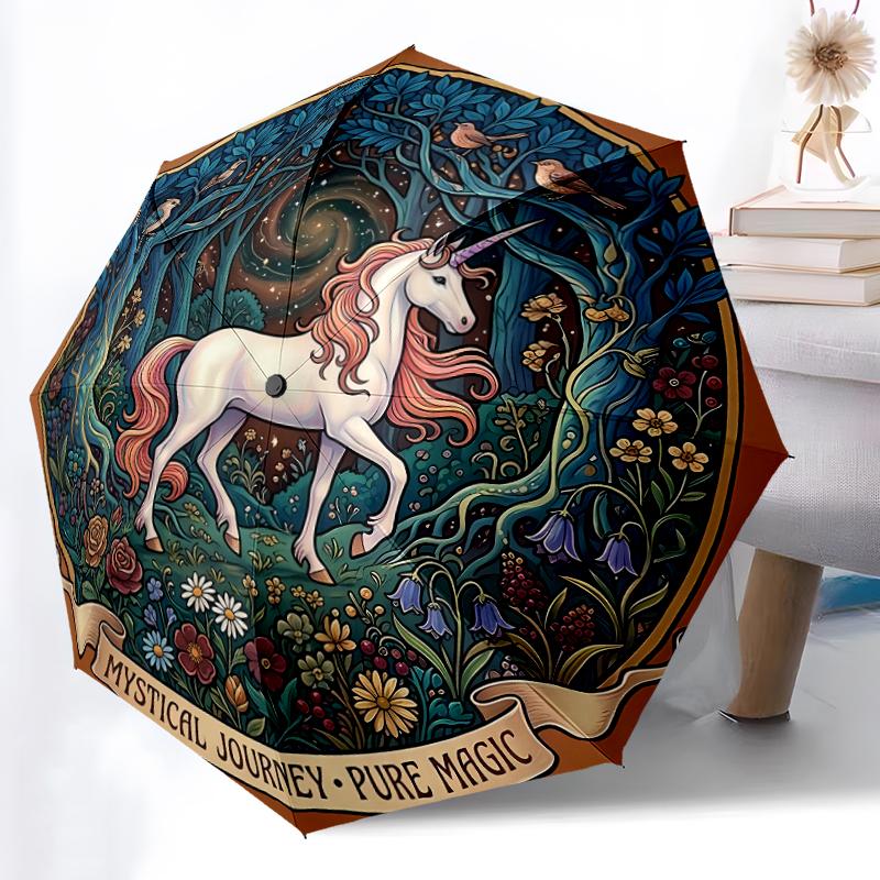 1pc Sturdy 8-Bone Auto Umbrella, mythical creature Forest Umbrella, Digital Printed, Foldable Umbrella for On-the-Go Outdoor Use
1pc Sturdy 8-Bone Auto Umbrella, mythical creature Forest Umbrella, Digital Printed, Foldable Umbrella for On-the-Go Outdoor Use