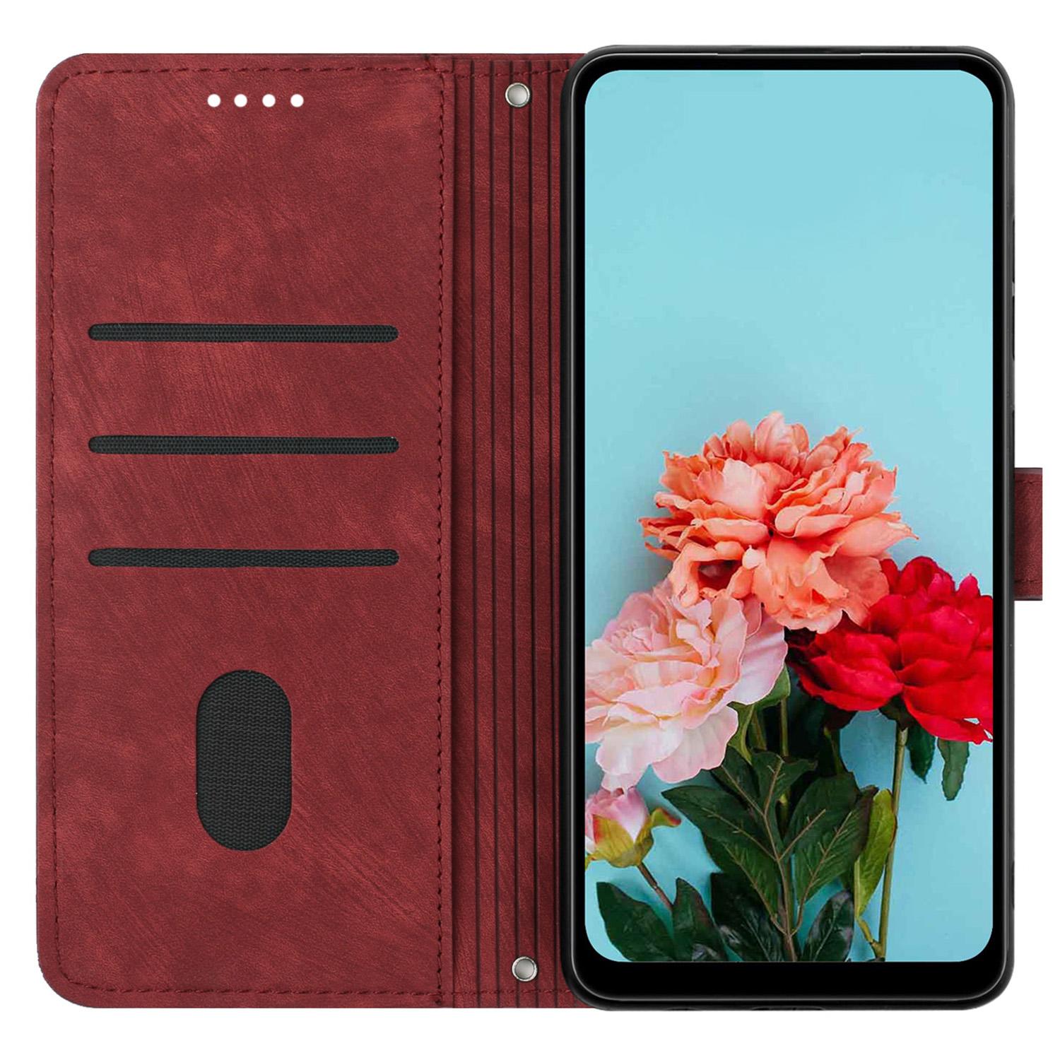 For Realme Note 60x 4G/C63 4G/C61 4G/Note 60 Case Lines Imprinted PU Leather Wallet Stand Phone Cover Brown
For Realme Note 60x 4G/C63 4G/C61 4G/Note 60 Case Lines Imprinted PU Leather Wallet Stand Phone Cover Brown