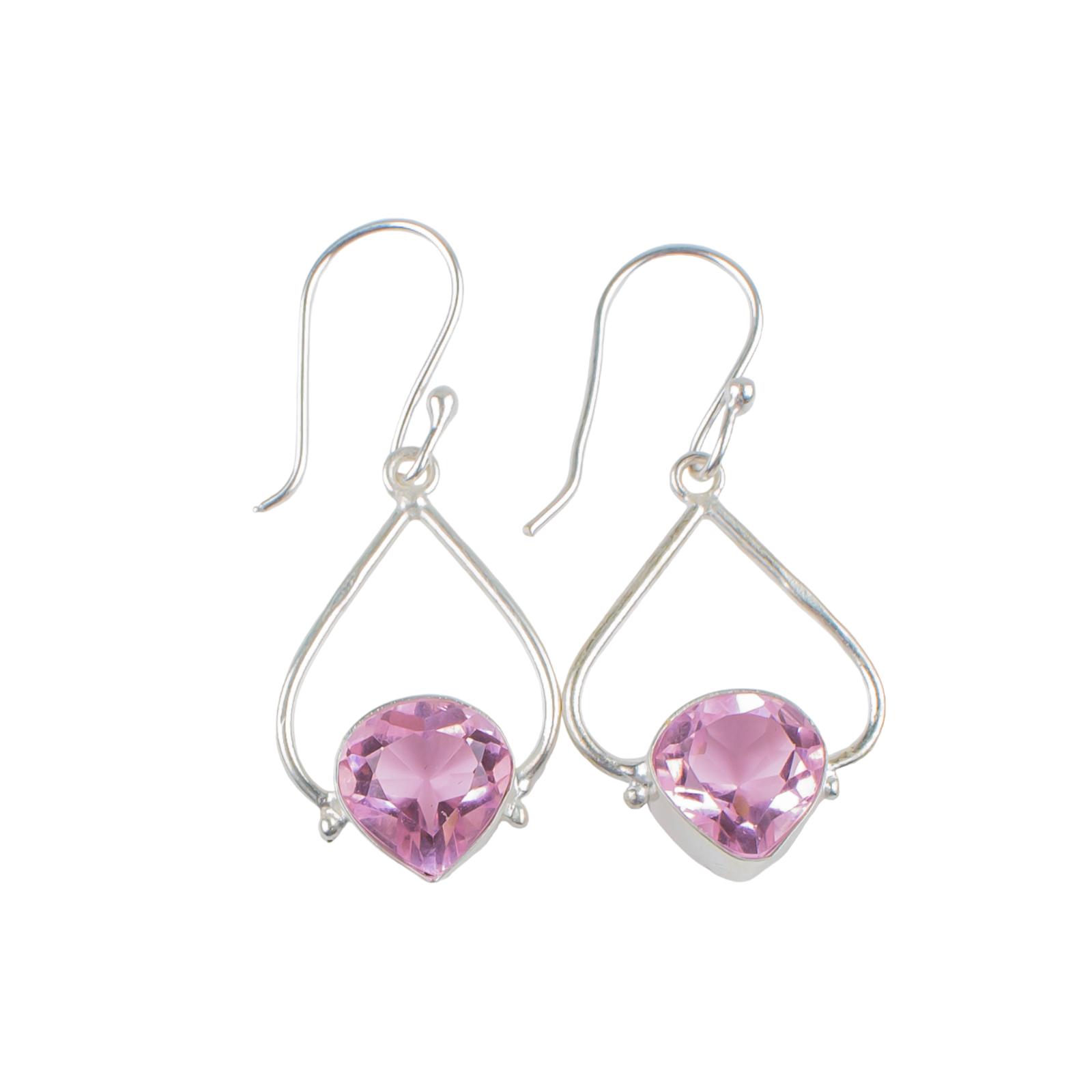 Morganite Gemstone 925 Sterling Silver Trendy Jewelry Earrings For Gift For Mom EE-33-11
Morganite Gemstone 925 Sterling Silver Trendy Jewelry Earrings For Gift For Mom EE-33-11