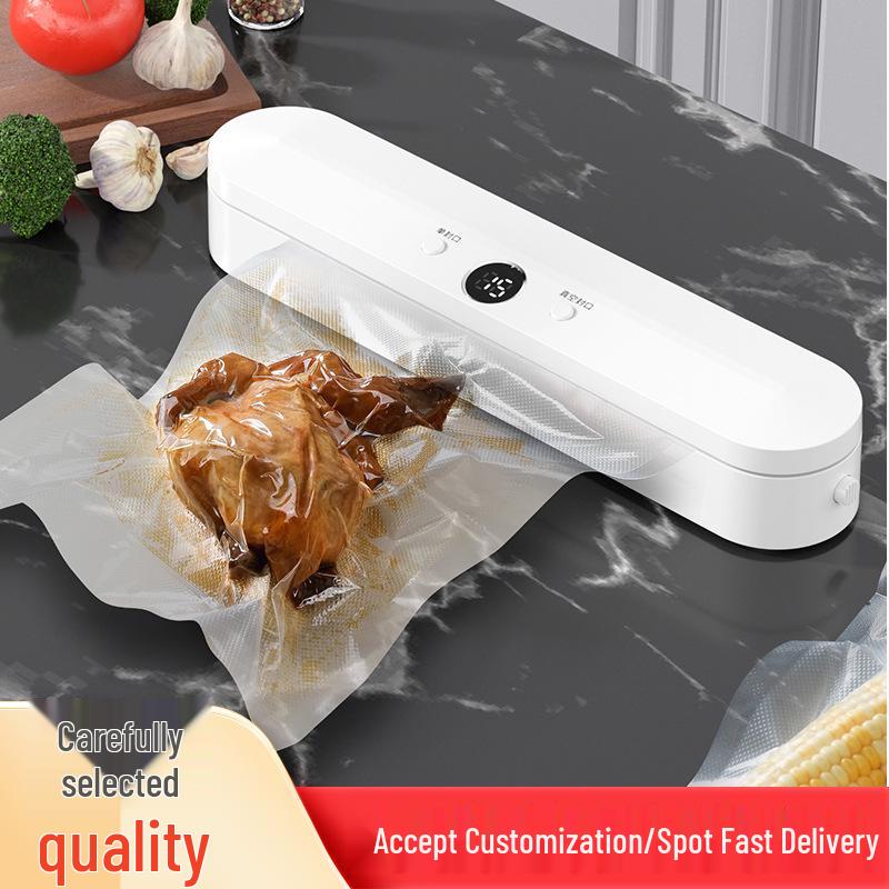 Meiyu Xing Automatic Vacuum Sealer: Kitchen & Household Dual-Use Packaging Machine Sealing Machine + 10 Vacuum Bags
Meiyu Xing Automatic Vacuum Sealer: Kitchen & Household Dual-Use Packaging Machine Sealing Machine + 10 Vacuum Bags