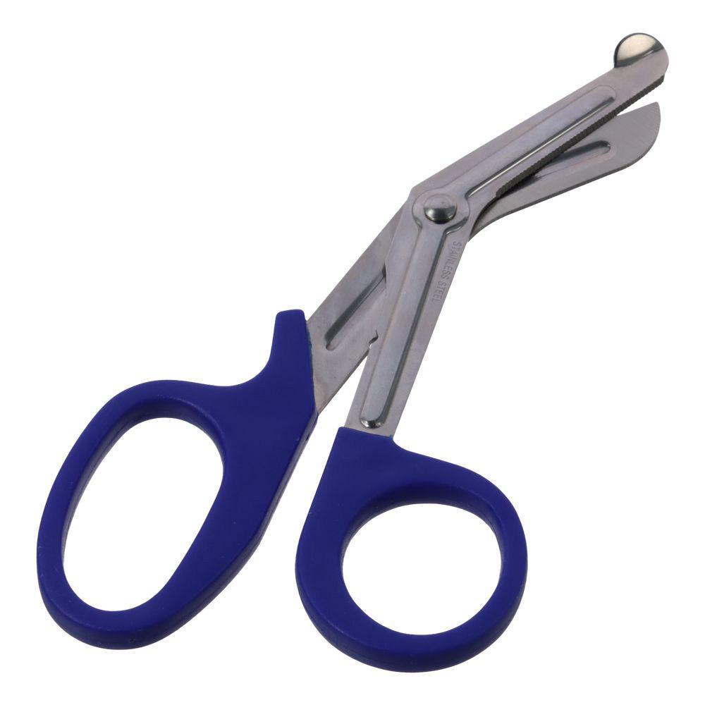 compact stainless trauma shears 18.5cm bandage scissors nursing scissors синій
compact stainless trauma shears 18.5cm bandage scissors nursing scissors синій
