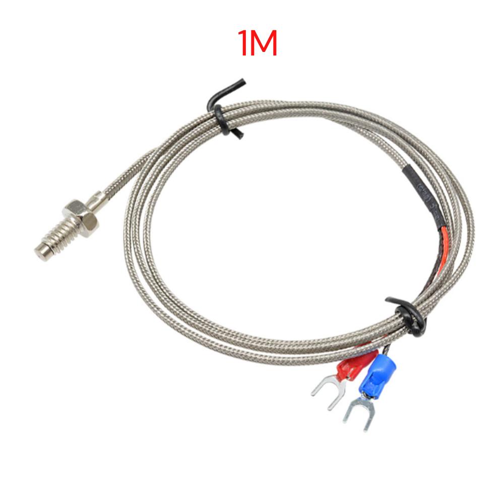 1M 2M K Type Thermocouple Stainless Steel Probe 1M Thermocouple Control Temperature Controller 0-800℃ Industrial Sensor Probe
1M 2M K Type Thermocouple Stainless Steel Probe 1M Thermocouple Control Temperature Controller 0-800℃ Industrial Sensor Probe