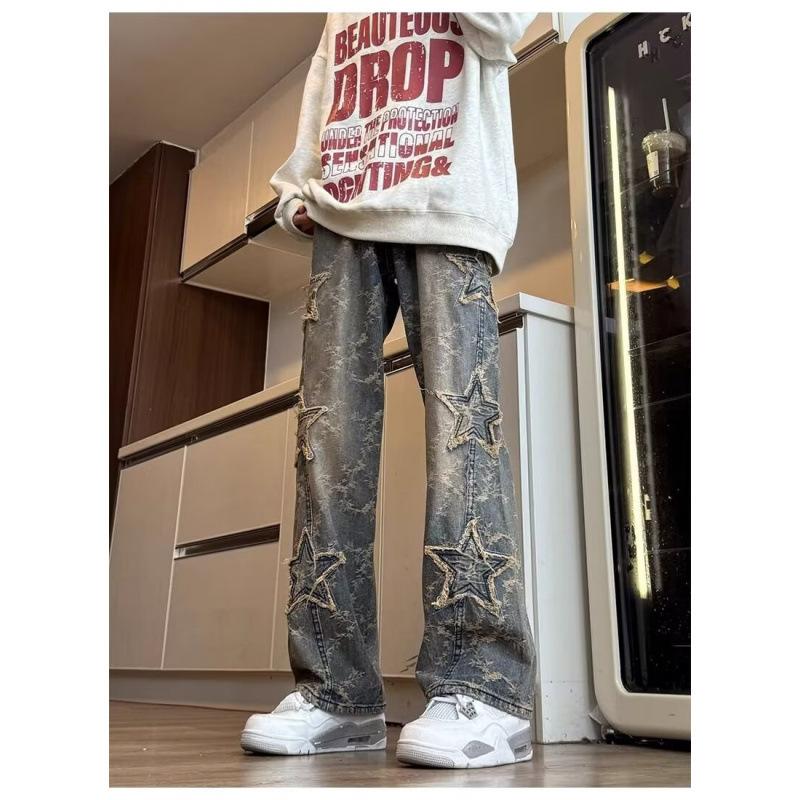 JYL Women s Wide-Leg Jeans American High-Street Loose Plus-Size Summer HipHop Denim 2XL бурштин
JYL Women s Wide-Leg Jeans American High-Street Loose Plus-Size Summer HipHop Denim 2XL бурштин