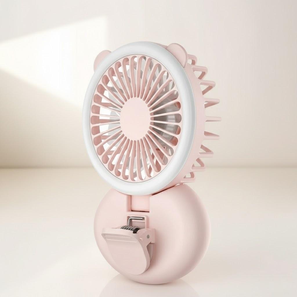 Portable Mini Handheld Folding Fan USB Charging Desktop Clip Summer Cooling Neck Hanging Fan рожевий
Portable Mini Handheld Folding Fan USB Charging Desktop Clip Summer Cooling Neck Hanging Fan рожевий