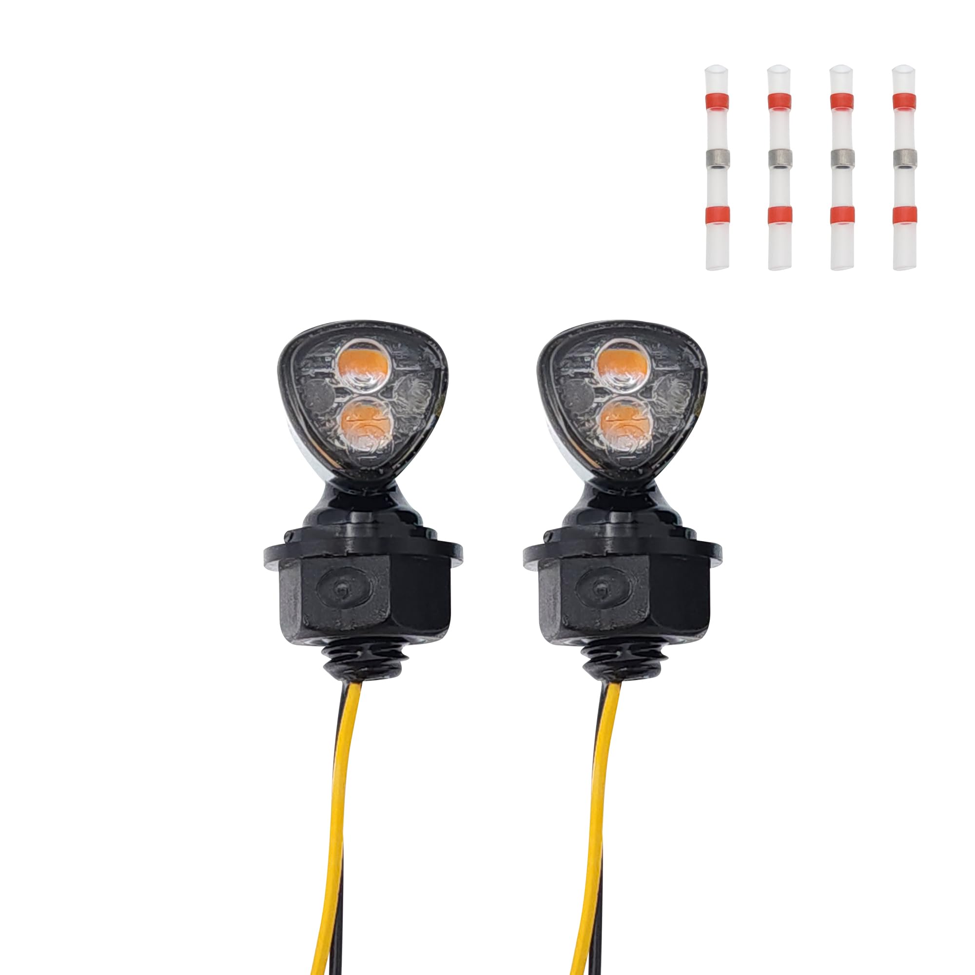 BAR AUTOTECH Motorcycle LED Turn Signal Universal Set of 2 Ultra Small Turn Signal Lamp Turn Lamp 12V M6 New Design Ultra Small High Brightness Mini
BAR AUTOTECH Motorcycle LED Turn Signal Universal Set of 2 Ultra Small Turn Signal Lamp Turn Lamp 12V M6 New Design Ultra Small High Brightness Mini