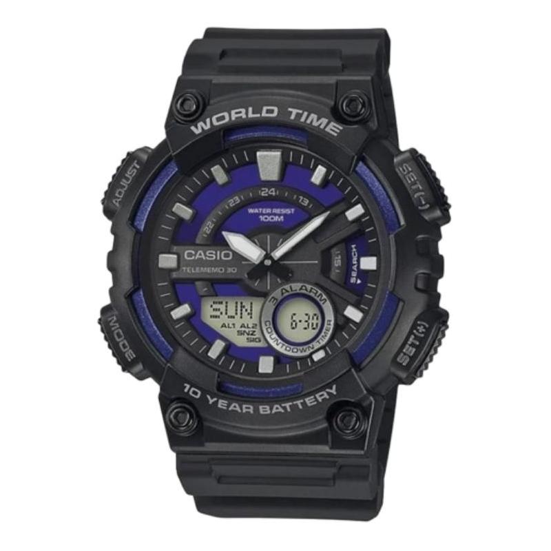 Casio EDIFICE Trendy Outdoor Dual Display Quartz Movement Resin Strap Japanese and Korean Watch Men s Watch Black Dial AEQ-110W-2A2vCF чёрный
Casio EDIFICE Trendy Outdoor Dual Display Quartz Movement Resin Strap Japanese and Korean Watch Men s Watch Black Dial AEQ-110W-2A2vCF чёрный