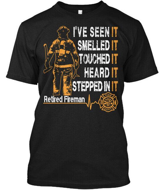 Retired Fireman T-Shirt Made in the USA Size S to 5XL L
Retired Fireman T-Shirt Made in the USA Size S to 5XL L
