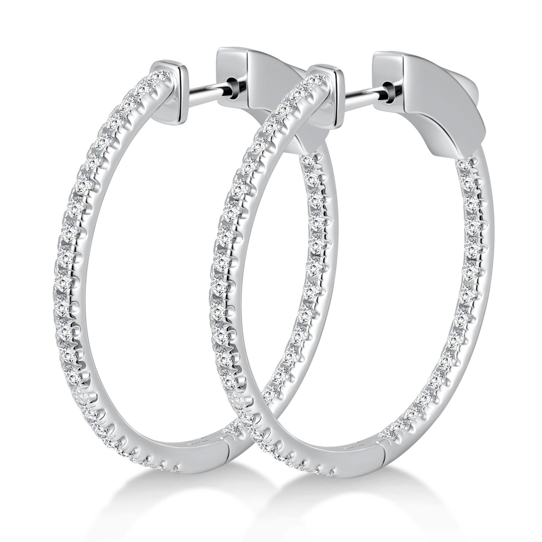 M-JAJA 1.14ct Moissanite Hoop Earrings Real 925 Silver for Women D Color VVS1 Lab Diamond Stud Earrings Wedding Jewelry
M-JAJA 1.14ct Moissanite Hoop Earrings Real 925 Silver for Women D Color VVS1 Lab Diamond Stud Earrings Wedding Jewelry