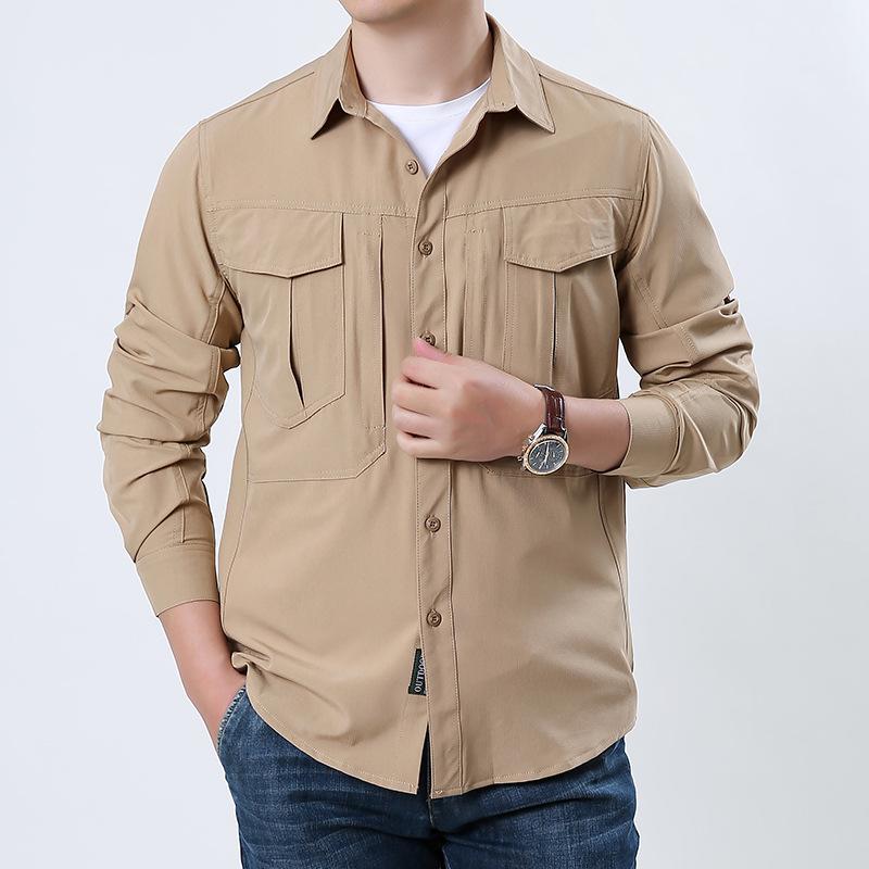Men s Loose-Fit Quick-Dry Long-Sleeve Outdoor Shirt - Breathable Military Workwear Style XXXL хакі
Men s Loose-Fit Quick-Dry Long-Sleeve Outdoor Shirt - Breathable Military Workwear Style XXXL хакі