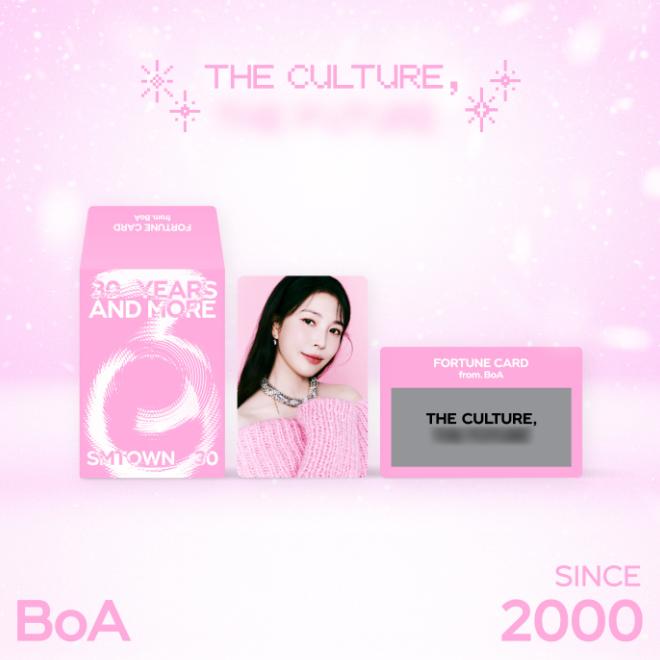 Предварительный заказ SMTOWN LIVE 2025 30 Years and More Fortune Scratch Card Set BoA Random 1 pack
Предварительный заказ SMTOWN LIVE 2025 30 Years and More Fortune Scratch Card Set BoA Random 1 pack