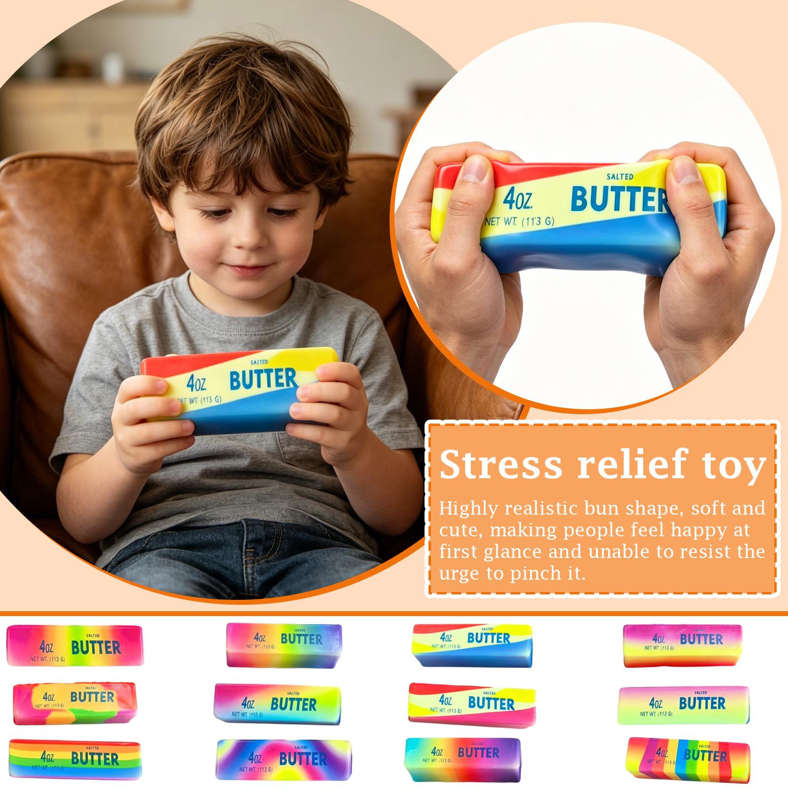 Slow Rebound PU Foam Stress Relief Toy Butter Squeeze Toy Soft Durable 13 5cm Size One Piece Random Design One Size
Slow Rebound PU Foam Stress Relief Toy Butter Squeeze Toy Soft Durable 13 5cm Size One Piece Random Design One Size