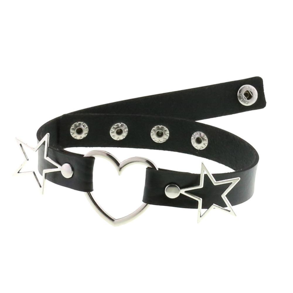 Leather Star Collar Gothic Korean Style Necklace Women Heart Necklace Punk Choker Rock Choker чёрный
Leather Star Collar Gothic Korean Style Necklace Women Heart Necklace Punk Choker Rock Choker чёрный