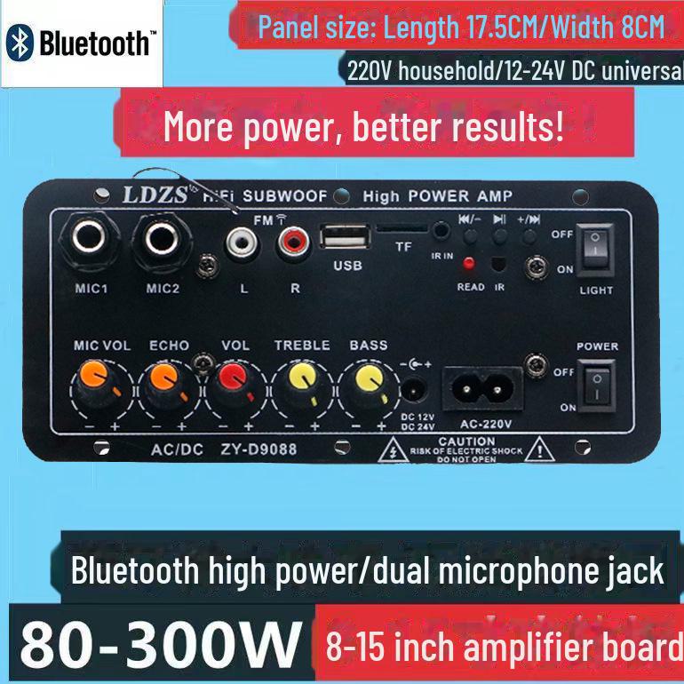 LDZS Bluetooth сабвуфер усилитель плата 12V/24V/220V для домашнего и автомобильного аудио EU Plug
LDZS Bluetooth сабвуфер усилитель плата 12V/24V/220V для домашнего и автомобильного аудио EU Plug