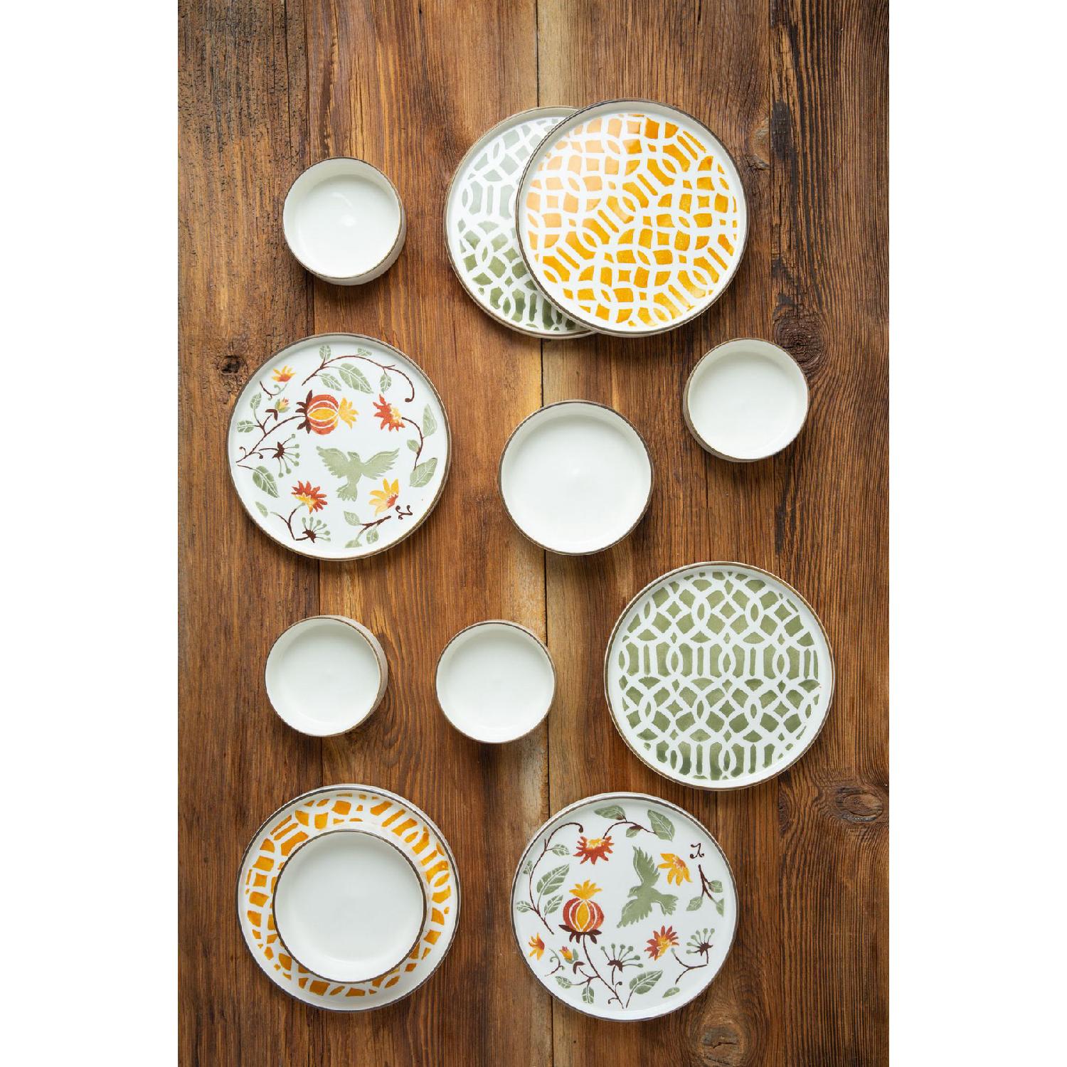 12 Piece Stackable Bird Patterned Breakfast Set For 6 People - Luxury Breakfast Presentation Plate Set
12 Piece Stackable Bird Patterned Breakfast Set For 6 People - Luxury Breakfast Presentation Plate Set