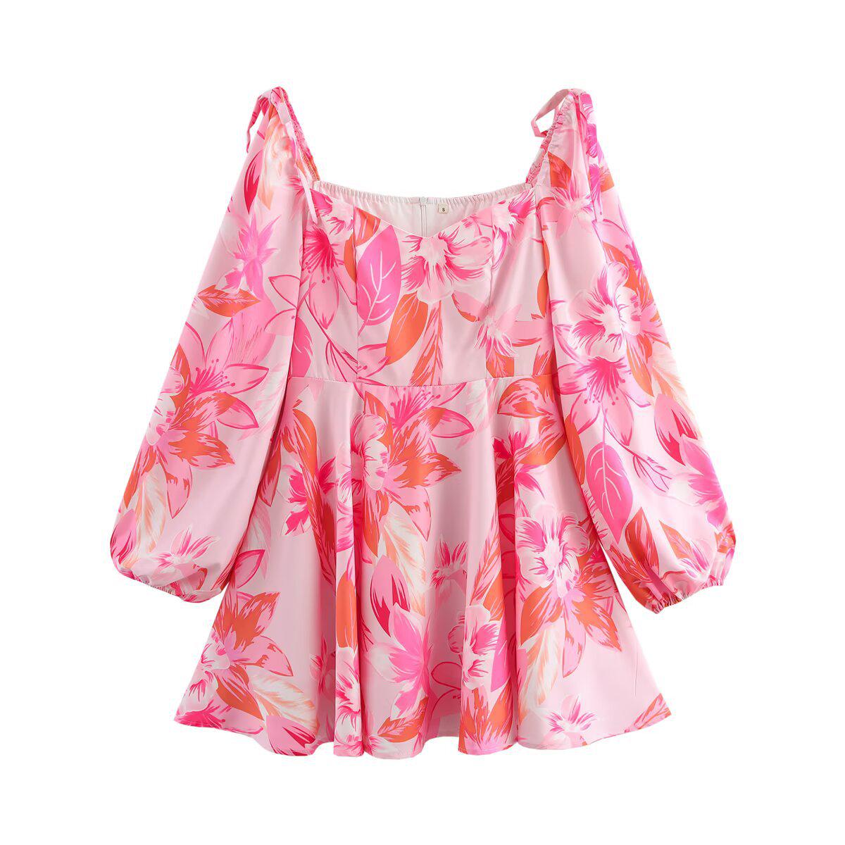 Женская мода весна 2025: Простое свободное платье с розовым принтом Small цветочный
Женская мода весна 2025: Простое свободное платье с розовым принтом Small цветочный