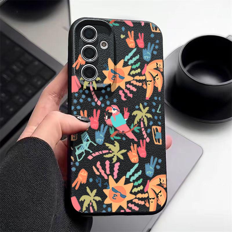 Colorful Cartoon Pattern Case For Samsung Galaxy S26 Ultra S25 Edge S24 S23 S22 Plus S21 FE Leather Texture Silicone Cover Samsung S25 Plus чорний
Colorful Cartoon Pattern Case For Samsung Galaxy S26 Ultra S25 Edge S24 S23 S22 Plus S21 FE Leather Texture Silicone Cover Samsung S25 Plus чорний