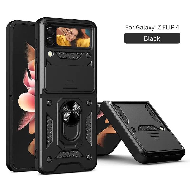 Camera Protective Phone Case For Samsung Galaxy Z Flip 4 Luxury Tpu Magnetic Metal Ring Bracket Shockproof Armor Z Flip 3 Cases
Camera Protective Phone Case For Samsung Galaxy Z Flip 4 Luxury Tpu Magnetic Metal Ring Bracket Shockproof Armor Z Flip 3 Cases