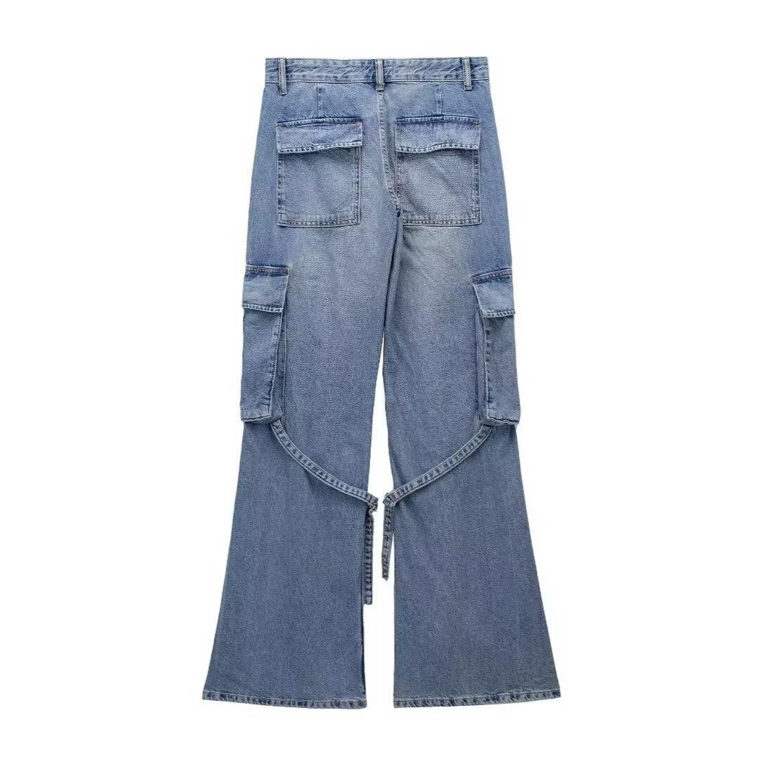 Spring Autumn Women s Pant Summer High Waisted Workwear Casual Pants Button Embellished Slightly Flared Jeans L
Spring Autumn Women s Pant Summer High Waisted Workwear Casual Pants Button Embellished Slightly Flared Jeans L