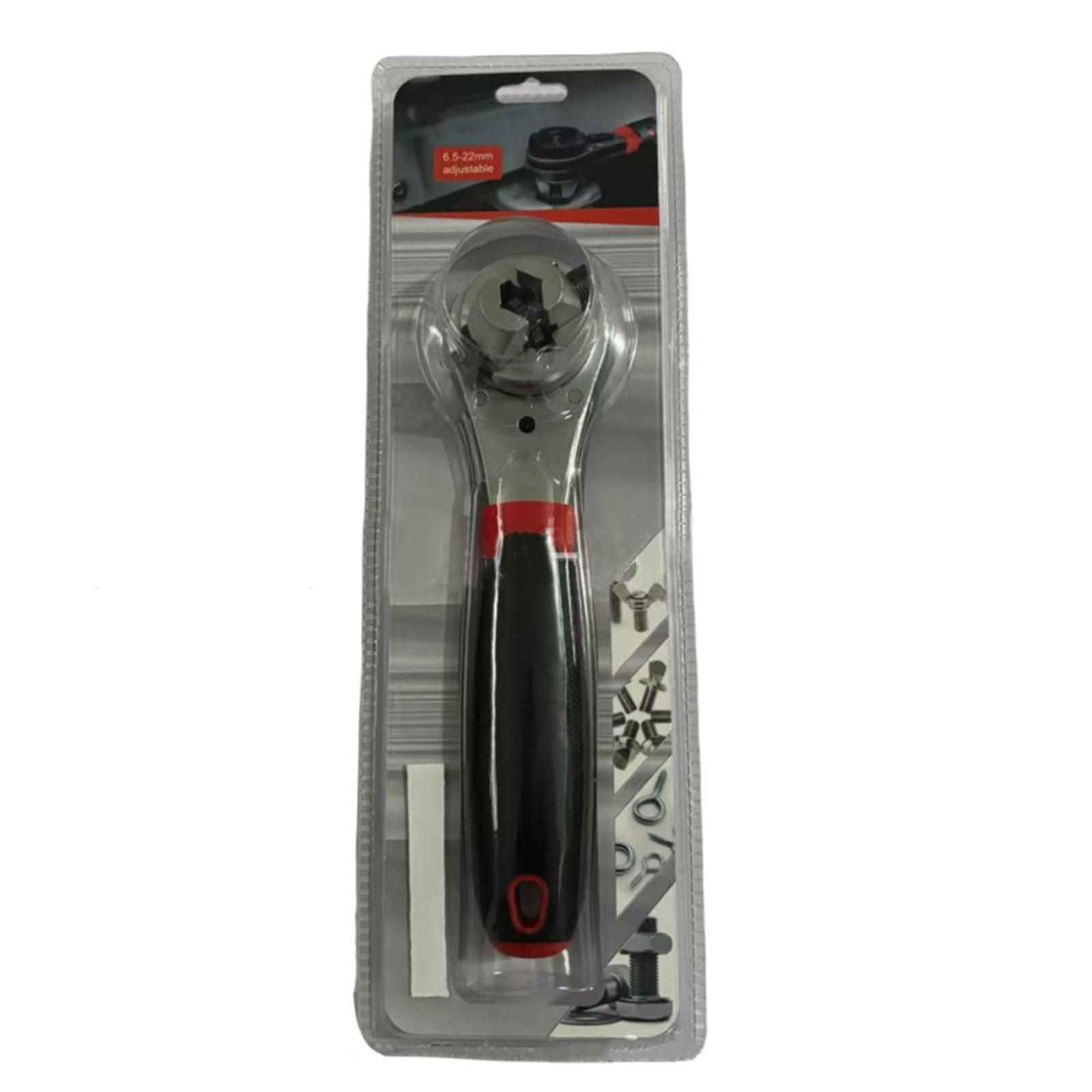Adjustable Ratchet Wrench for 6-22mm Screw Multifunctional Ratchet Wrench with Nonslip Handle Small Spanner Wrench 1
Adjustable Ratchet Wrench for 6-22mm Screw Multifunctional Ratchet Wrench with Nonslip Handle Small Spanner Wrench 1