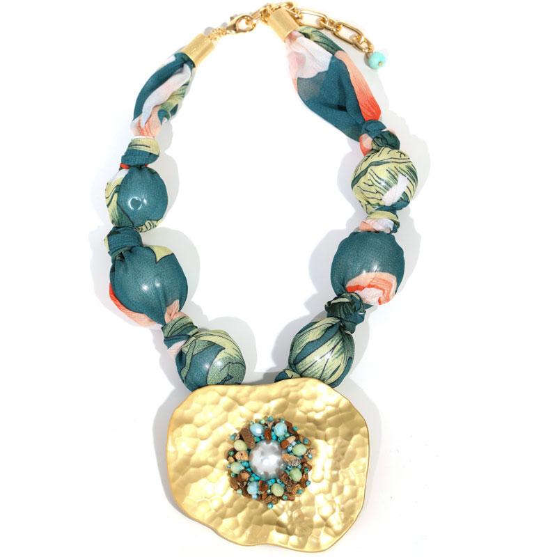 Statement Beads Necklace with Geometry Pendant for Women Trendy Beach Party Jewelry
Statement Beads Necklace with Geometry Pendant for Women Trendy Beach Party Jewelry