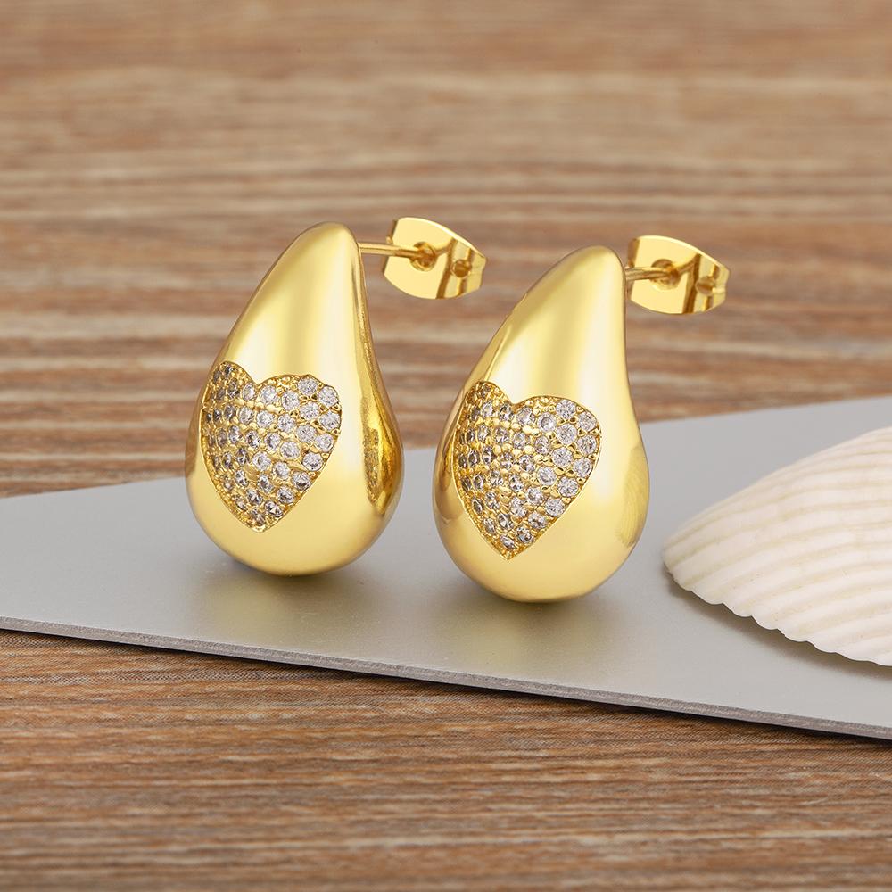 Nidin Hot Sale Shiny Heart Pattern Large Water Drop Metal Earrings For Women Retro Smooth Chunky Ear Jewelry Wedding Gifts золотой
Nidin Hot Sale Shiny Heart Pattern Large Water Drop Metal Earrings For Women Retro Smooth Chunky Ear Jewelry Wedding Gifts золотой