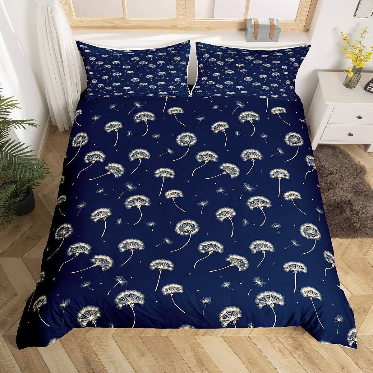 Dpluselion Soft Duvet Cover Ful Quen,Natural Wild Botanical Floral Beding Set, Watercolor Flowers Plants Rustic Style Comfortable Quilt Cover 120*200cm Single
Dpluselion Soft Duvet Cover Ful Quen,Natural Wild Botanical Floral Beding Set, Watercolor Flowers Plants Rustic Style Comfortable Quilt Cover 120*200cm Single