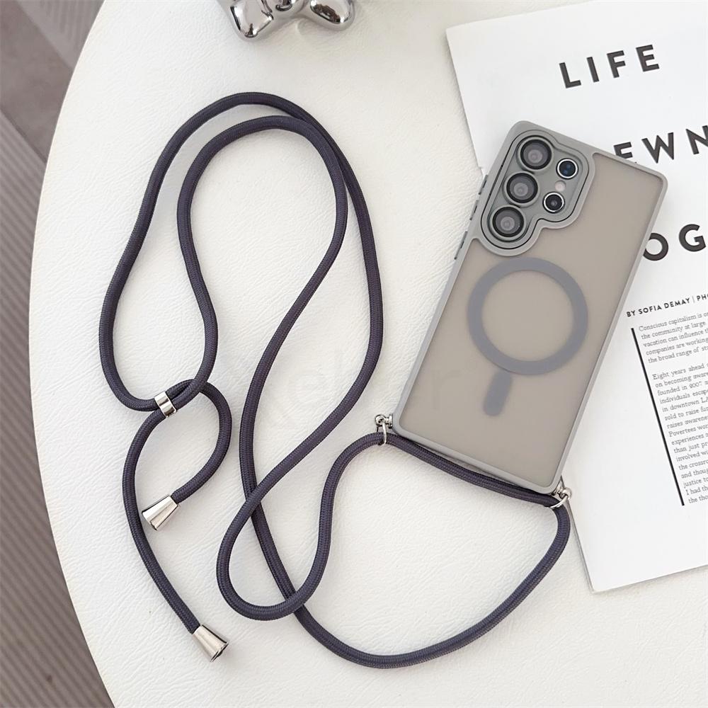 Crossbody Rope Adjustable Lanyard For Magsafe Wireless Charge Case for Samsung S26 S25 S23 S24 Ultra S22 PlusProtection Cover Case & Strap&Galaxy S25
Crossbody Rope Adjustable Lanyard For Magsafe Wireless Charge Case for Samsung S26 S25 S23 S24 Ultra S22 PlusProtection Cover Case & Strap&Galaxy S25